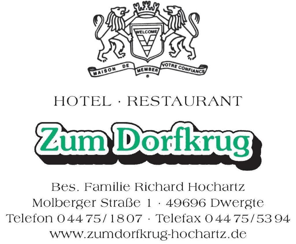 Molbergen Gasthof Zum Dorfkrug מראה חיצוני תמונה